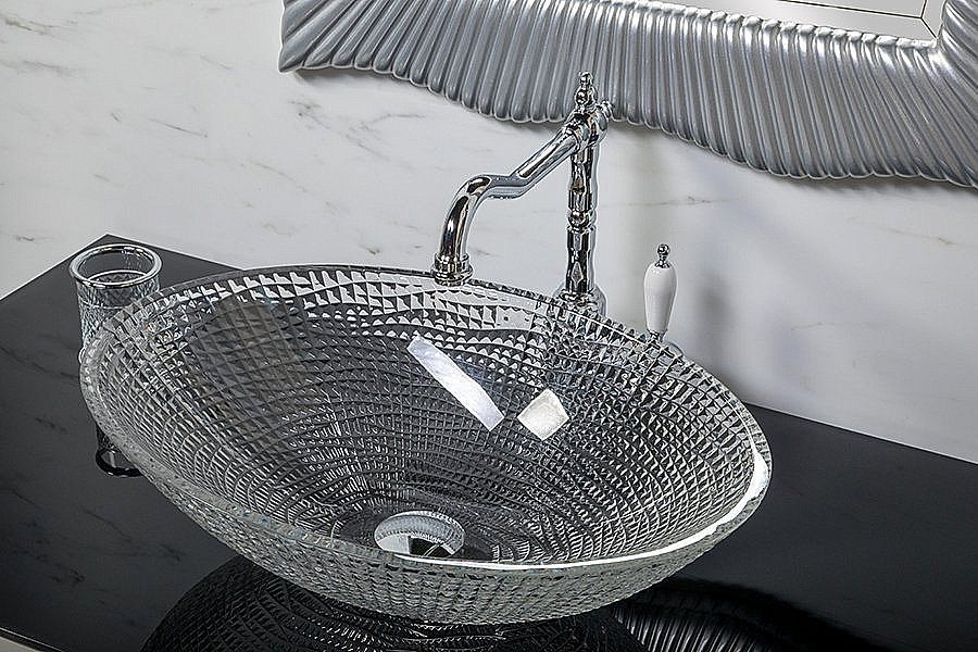 Раковина хрустальная Armadi Art NeoArt 813 51 прозрачная купить в интернет-магазине Sanbest