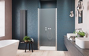 Душевая дверь Radaway Eos DWJ I 100 стекло прозрачное/профиль хром купить в интернет-магазине Sanbest