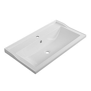 Тумба с раковиной Cezares GIUBILEO-N 80 GIUBILEO-N-80-1C-SO-FS-P+CZR-800/450-LV-MR-FS ясень брашированный для ванной в интернет-магазине Sanbest