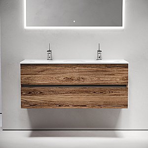 Тумба с раковиной Sancos Urban 120 UR120-2ECH дуб чарльстон для ванной в интернет-магазине Sanbest