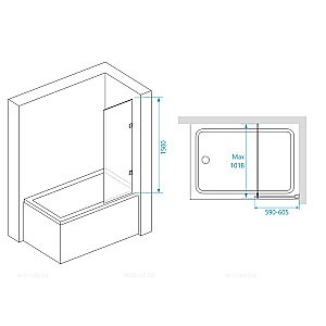 Душевая система RGW Shower Panels SP-6143-01 50140801-01 хром купить в интернет-магазине сантехники Sanbest