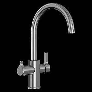 Смеситель для кухни Elghansa Kitchen Pure Water 56B5511-Steel нержавеющая сталь купить в интернет-магазине сантехники Sanbest