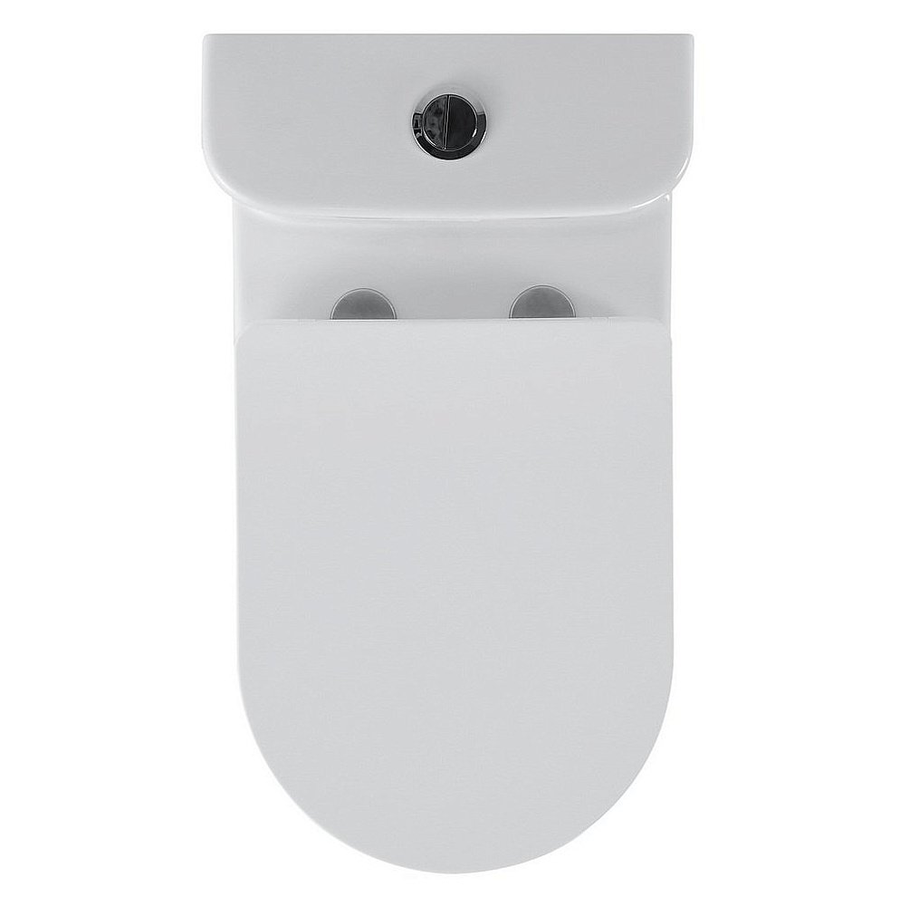 Унитаз Black&White UNIVERSE W-7792 белый, безободковый, с бачком купить в интернет-магазине Sanbest