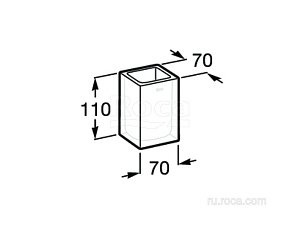 Стакан Roca Ice 816860013 купить в интернет-магазине сантехники Sanbest