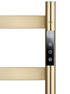 Полотенцесушитель электрический напольный WONZON & WOGHAND ESSEN, Брашированное золото (WW-A406-BG) купить в интернет-магазине сантехники Sanbest