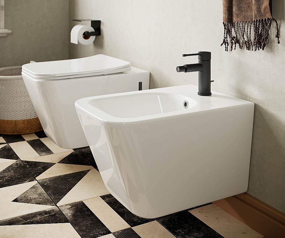 Унитаз подвесной Ceramica Nova Metric Rimless CN3007 безободковый, с крышкой микролифт купить в интернет-магазине Sanbest