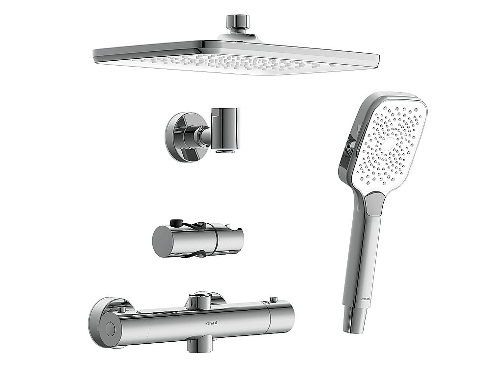 Душевая система Cersanit Vivo 64530 хром купить в интернет-магазине сантехники Sanbest