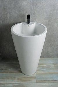 Раковина напольная Gid Autonomo 52 Nb136 81105 белая купить в интернет-магазине Sanbest