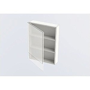 Зеркальный шкаф Aquanet Нота 58 белый купить в интернет-магазине сантехники Sanbest