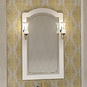 Зеркало Опадирис Лоренцо 60 белый матовый в ванную от интернет-магазине сантехники Sanbest