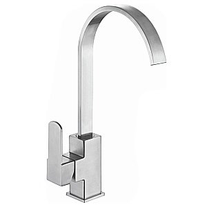 Смеситель для кухни Melana 8112 сатин купить в интернет-магазине сантехники Sanbest