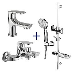 Набор смесителей Lemark Plus Shape LM1780C хром купить в интернет-магазине сантехники Sanbest