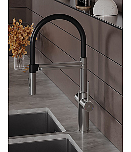 Смеситель для кухни Agger Elegant A3252522 сатин матовый купить в интернет-магазине сантехники Sanbest