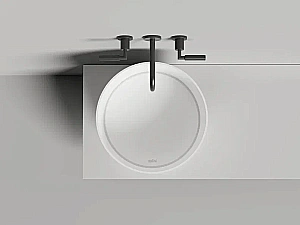 Раковина накладная Salini ARMONIA ROUND 03 S-Sense 130413G 45 белая купить в интернет-магазине Sanbest