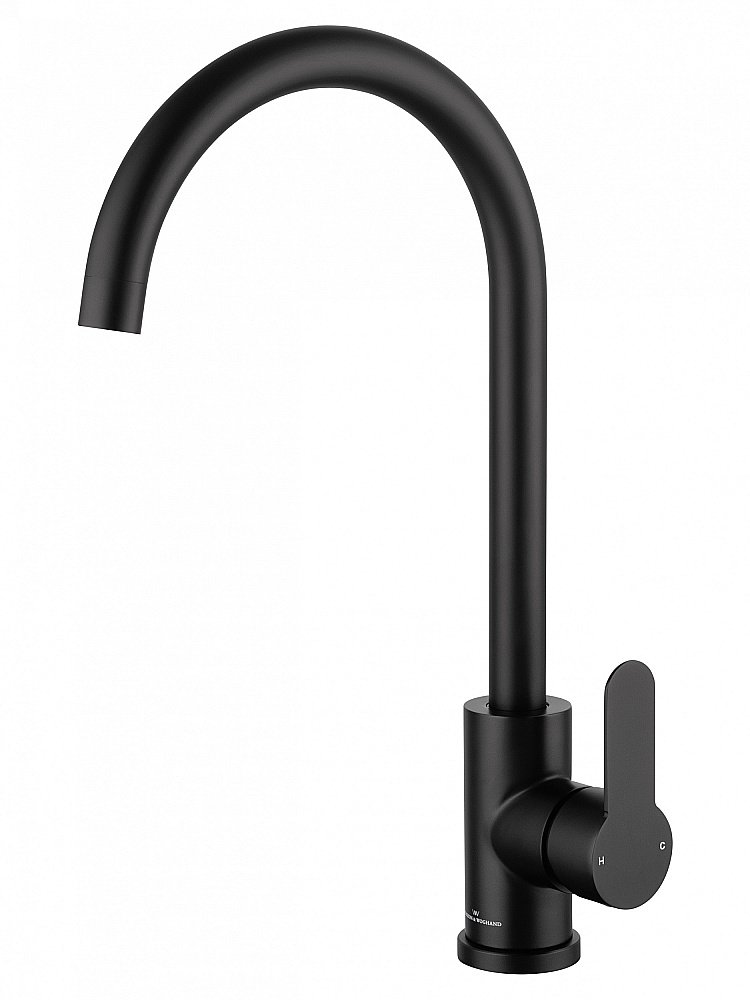 Смеситель для кухни WONZON & WOGHAND WW-AE4554-MB черный матовый купить в интернет-магазине сантехники Sanbest