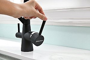 Смеситель для кухни Paulmark Sigen Si213111-AN антрацит купить в интернет-магазине сантехники Sanbest