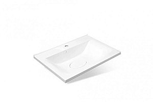 Тумба с раковиной Эстет Bali 65 любой цвет тумбы и раковины с блестками под заказ для ванной в интернет-магазине Sanbest