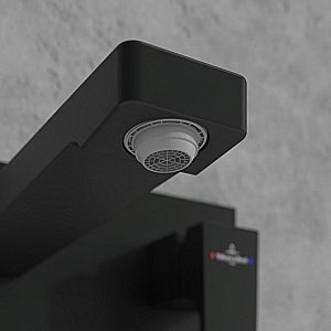 Смеситель для раковины Villeroy&Boch Architectura Square TVW125003000K5 черный матовый купить в интернет-магазине сантехники Sanbest