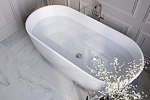 Ванна Holbi Venus Soft Rock 1.01.001.11.1 168x80 белая матовая купить в интернет-магазине Sanbest