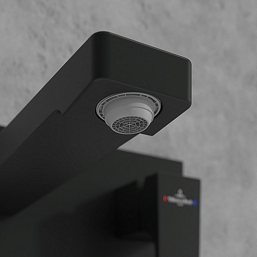 Смеситель для раковины Villeroy&Boch Architectura Square TVW125003000K5 черный матовый купить в интернет-магазине сантехники Sanbest