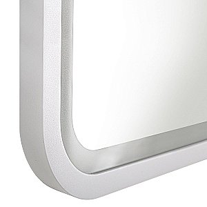 Зеркало Art&Max GENOVA AM-Gen-800-800-DS-F-White в ванную от интернет-магазине сантехники Sanbest