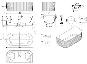 Ванна акриловая Vincea VBT-706-1700 170x80 белый купить в интернет-магазине Sanbest