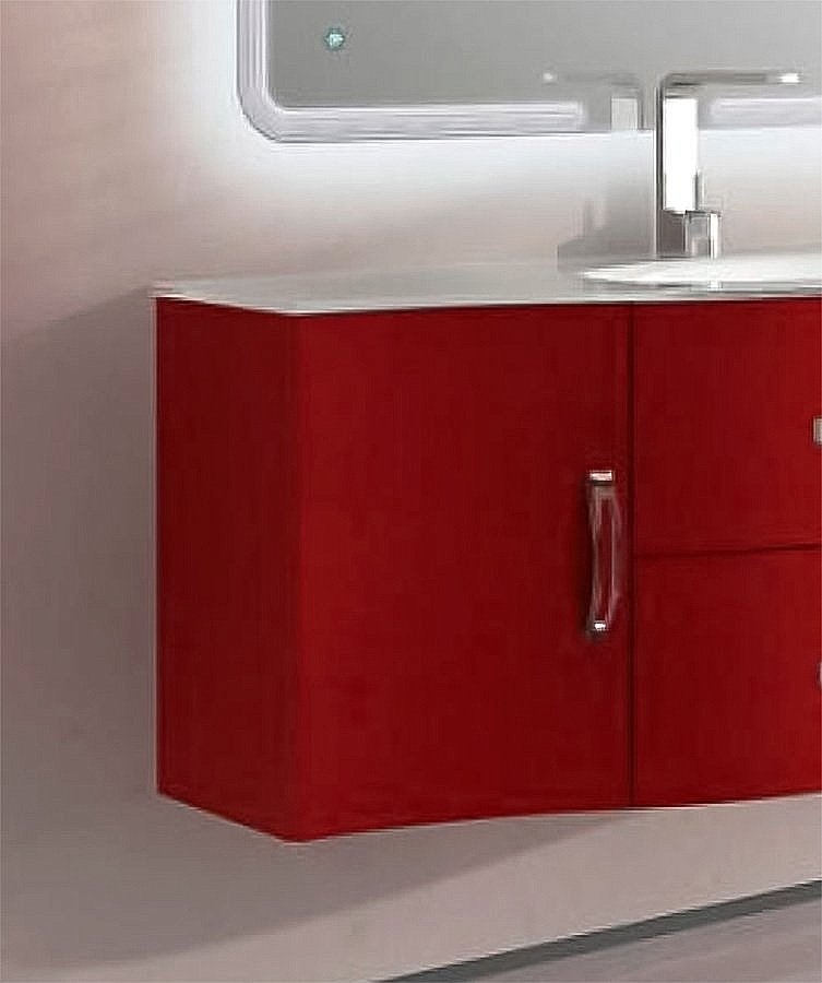 Шкаф Cezares Sting 34 54624 Rosso для ванной в интернет-магазине сантехники Sanbest