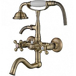 Смеситель для ванны Kaiser Carlson Style 44422-1 купить в интернет-магазине сантехники Sanbest