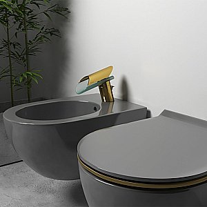 Смеситель для биде PAINI Morgana 73OP306VR золото купить в интернет-магазине сантехники Sanbest