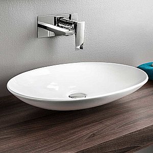 Раковина накладная Artceram La fontana 60 LFL001 01 00 белая купить в интернет-магазине Sanbest