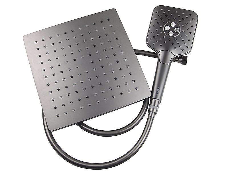 Душевая система Kaiser Serio 05382-15 вороненая сталь купить в интернет-магазине сантехники Sanbest