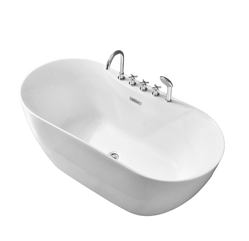 Ванна акриловая Grossman Classic 160х75 GR-12501-1 белая купить в интернет-магазине Sanbest