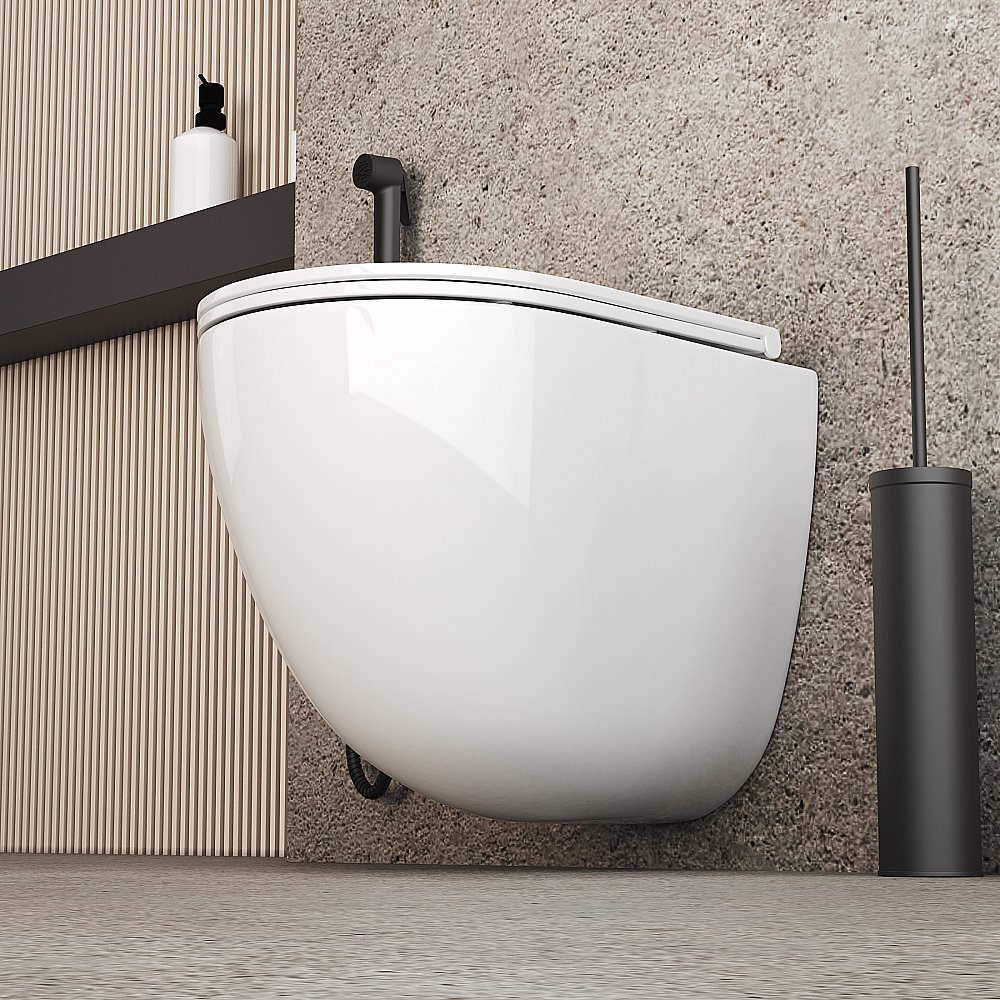 Унитаз подвесной Grossman Tornado GR-4455SQC купить в интернет-магазине Sanbest