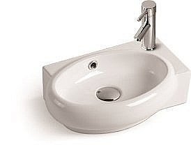 Раковина накладная SantiLine 42 SL-2022 белая купить в интернет-магазине Sanbest