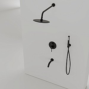 Душевая система Sancos Select SC3004MB черная матовая купить в интернет-магазине сантехники Sanbest