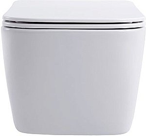 Унитаз подвесной Aquanet Rimless Tavr 2.0 W LX-1907 с крышкой микролифт, безободковый купить в интернет-магазине Sanbest