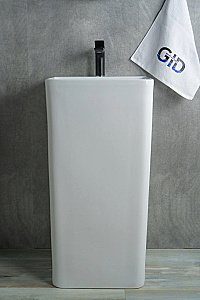 Раковина напольная Gid Autonomo 42 Nb148 81117 белая купить в интернет-магазине Sanbest