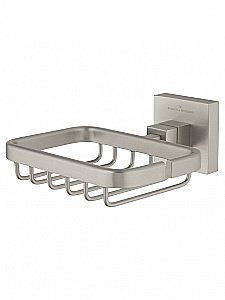 Мыльница с держателем WONZON & WOGHAND POLO, Брашированный никель (WW-8924-BN) купить в интернет-магазине сантехники Sanbest