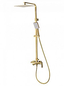 Душевая система WONZON & WOGHAND DIAMOND WW-88739011-BG брашированное золото купить в интернет-магазине сантехники Sanbest