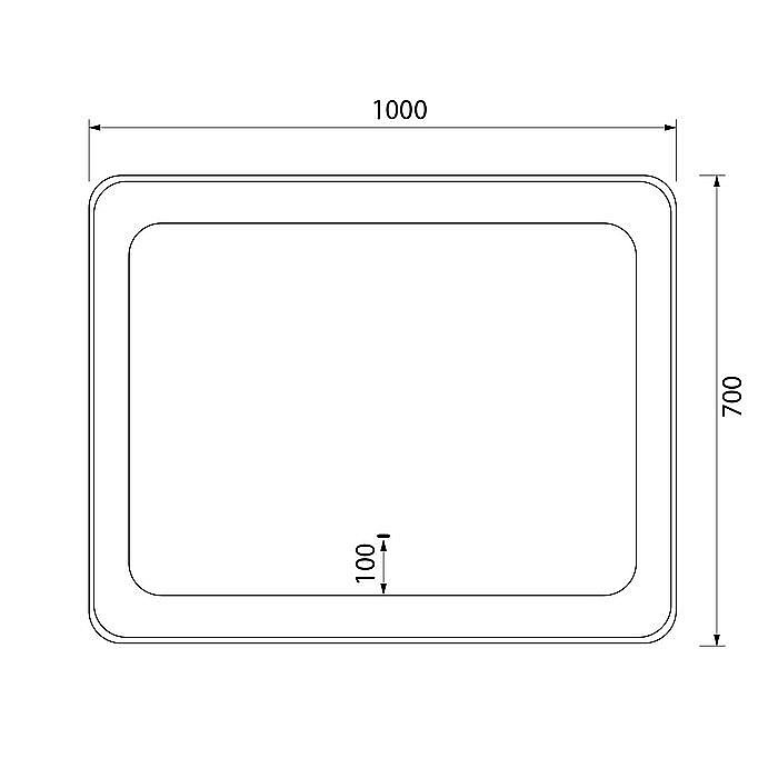 Зеркало IDDIS Esper ESP1000i98 100 в ванную от интернет-магазине сантехники Sanbest