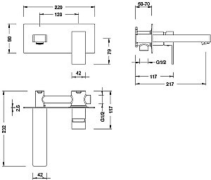 Смеситель для раковины Timo Selene 2071/17SM купить в интернет-магазине сантехники Sanbest