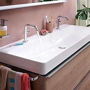 Смеситель для раковины Hansgrohe Tecturis S 73320000 хром купить в интернет-магазине сантехники Sanbest