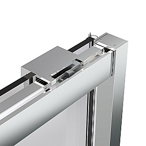 Душевая дверь Vincea Stella 150 VDS-1ST150CLG стекло прозрачное/профиль брашированное золото купить в интернет-магазине Sanbest