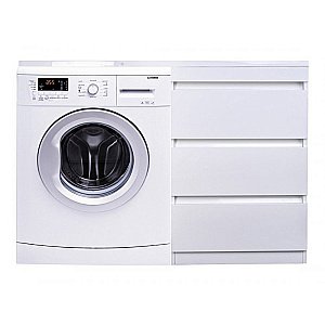 Тумба с раковиной напольная Style Line ДАЛЛАС 120 белая для ванной в интернет-магазине Sanbest