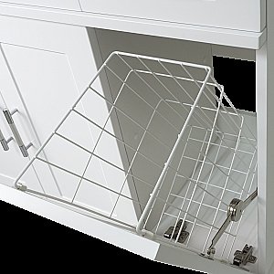 Тумба с раковиной Misty Купер - 90 П-Куп01090-012Бк белая для ванной в интернет-магазине Sanbest