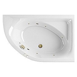 Ванна акриловая EXCELLENT Aquarella 170x110 SOFT бронза, правая купить в интернет-магазине сантехники Sanbest