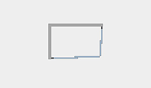 Душевой уголок Ambassador Queen Black 11011205 80x120 стекло прозрачное/профиль черный купить в интернет-магазине Sanbest