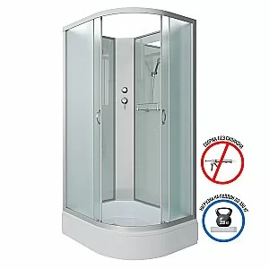 Душевая кабина Niagara NG-33094-14RBK, акрил, матовая, 100x90 см купить в интернет-магазине Sanbest