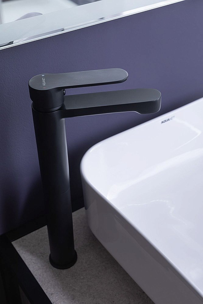 Смеситель для раковины Aquanet Passion AF300-11B купить в интернет-магазине сантехники Sanbest