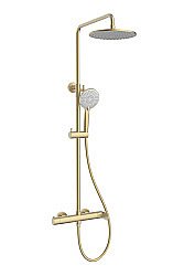 Душевая система Vincea Rondo VSFS-1R0BG брашированное золото купить в интернет-магазине сантехники Sanbest